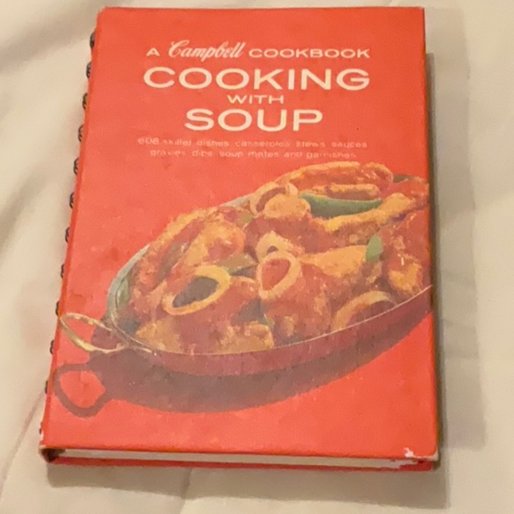 Cookbook Campbell Cooking with Soup - Red Cover vintage Campbell